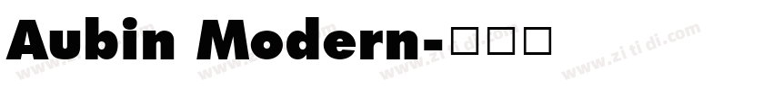 Aubin Modern字体转换